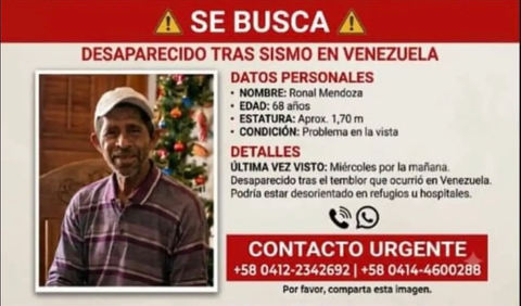 Foto de Ronal Mendoza