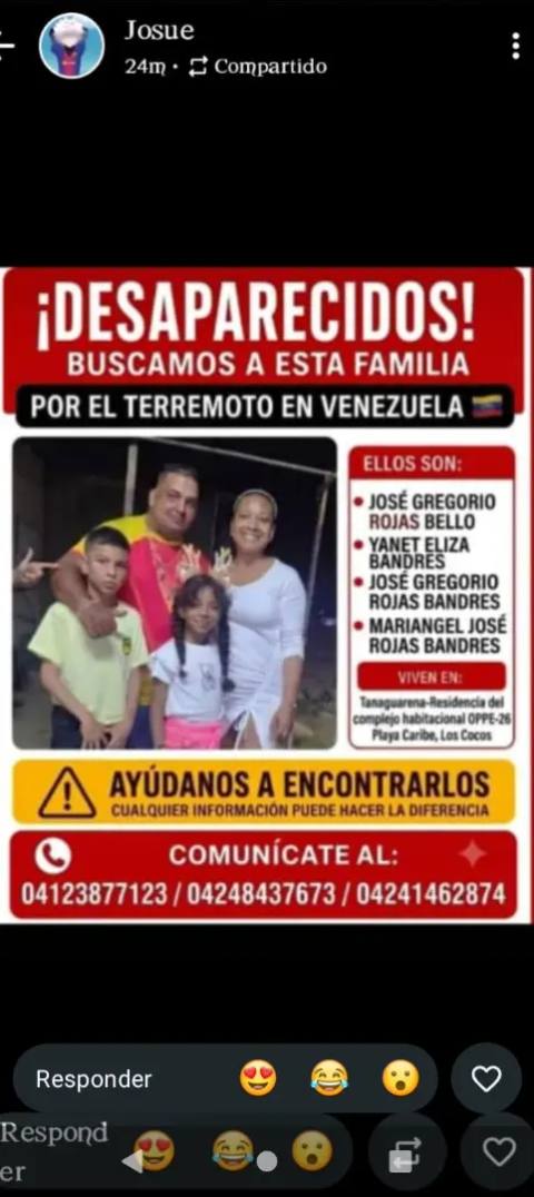 Foto de Familia Rojas . Mariangel José Rojas Banres José Gregorio Rojas Bello . José Gregorio Rojas Banres