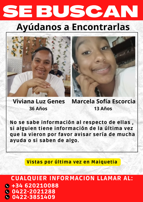 Foto de Viviana Luz y Marcela Sofía Genes y Escorcia
