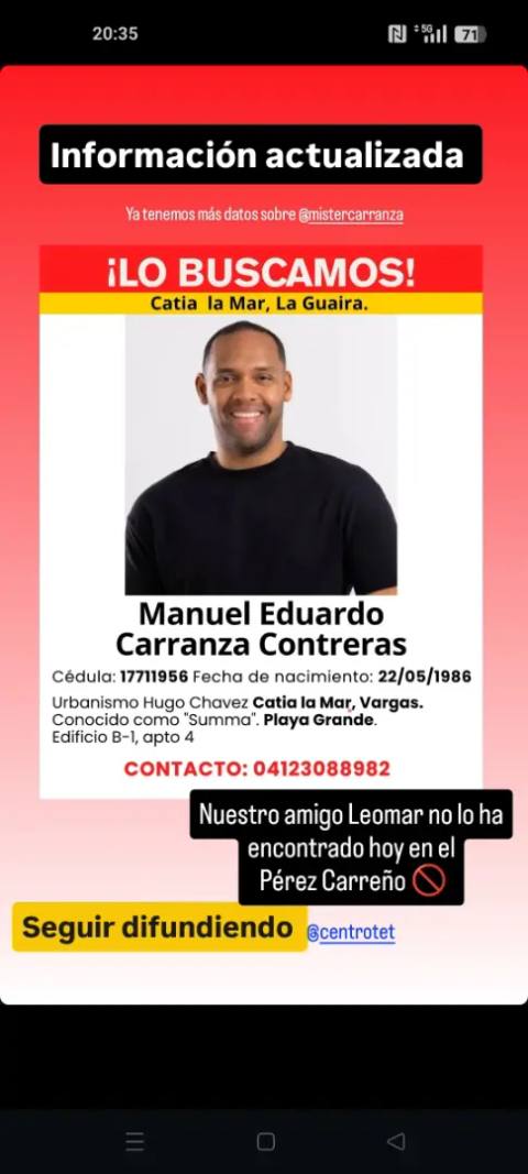 Foto de Manuel Eduardo Carranza Contreras