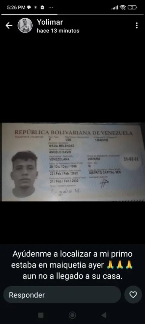 Foto de Angelo David Mejias  melendez
