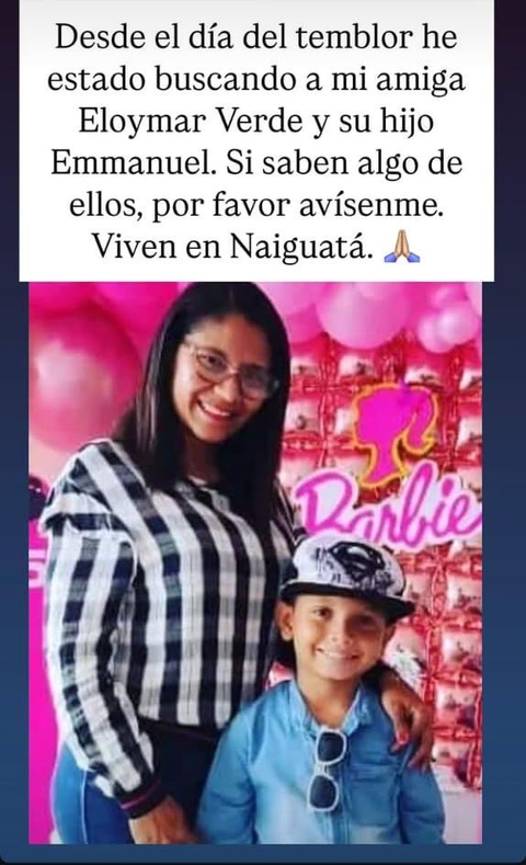 Foto de Eloymar y Su Hijo Enmanuel Verde