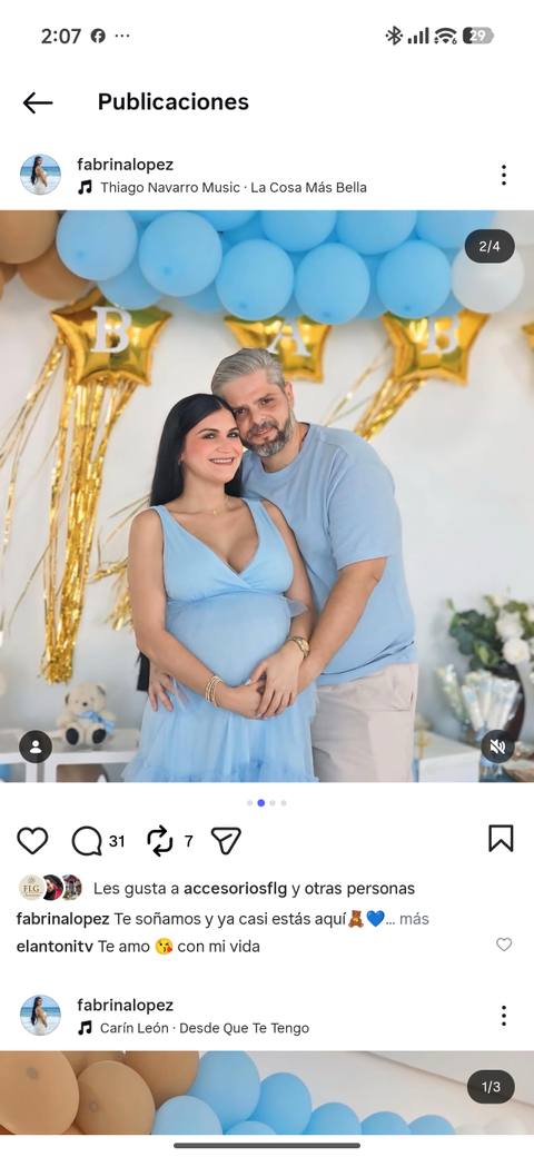 Foto de Fabrina y Antony Lopez