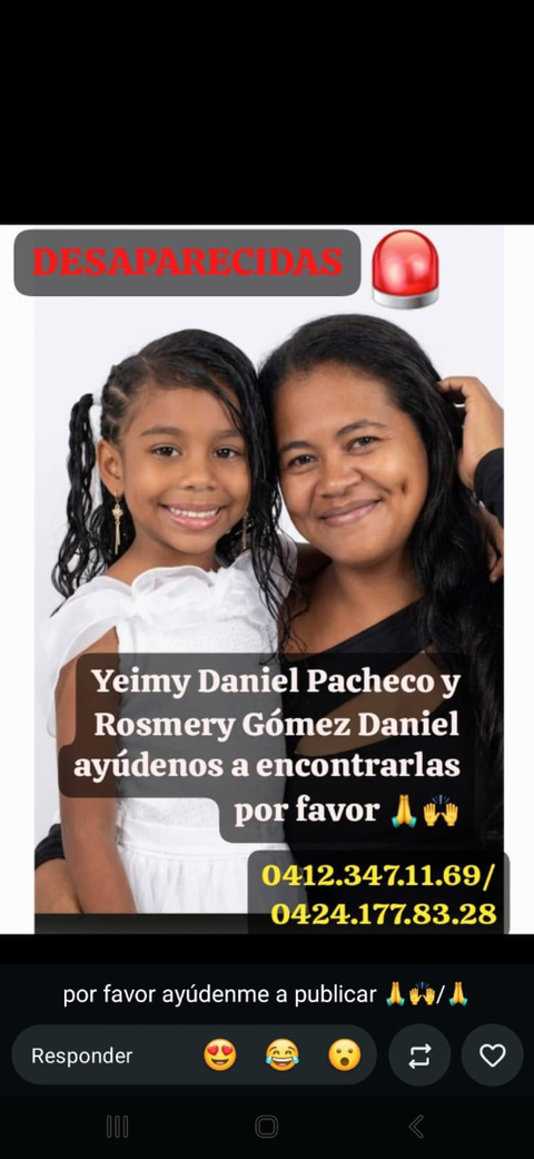 Foto de Yeimy y Rósmery Daniel pacheco y Gómez Daniel
