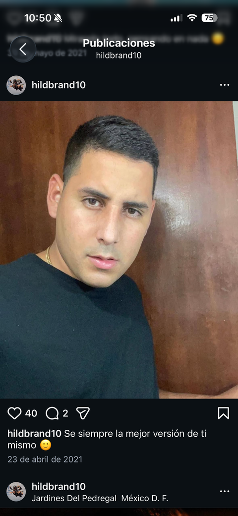 Foto de Hildebrand Pellechia Lezama