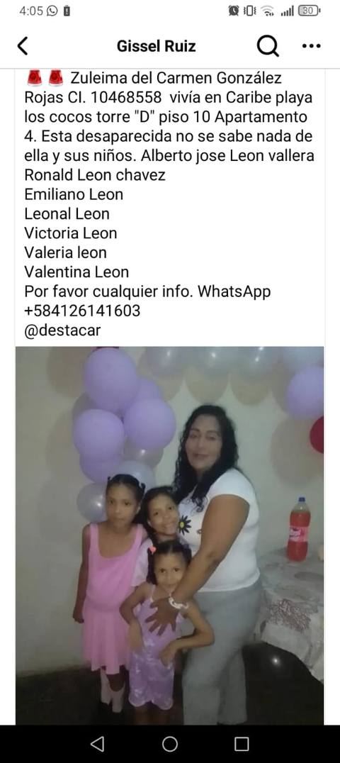 Foto de Zuleima Ruiz