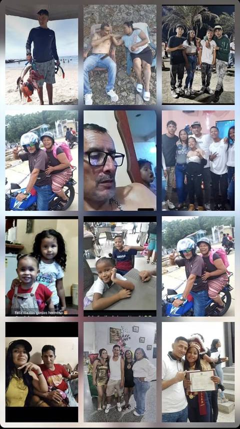 Foto de Mi familia Violeta leon y Daniel Manrique