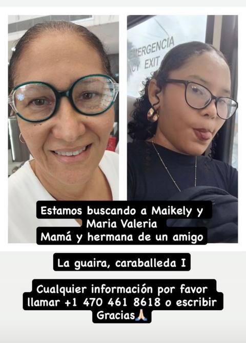 Foto de Maikely y María Valeria Rodríguez