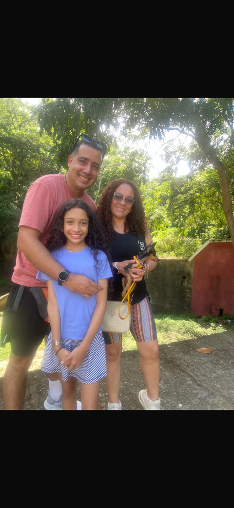 Foto de Deivis Vera y su familia Vera Acagua