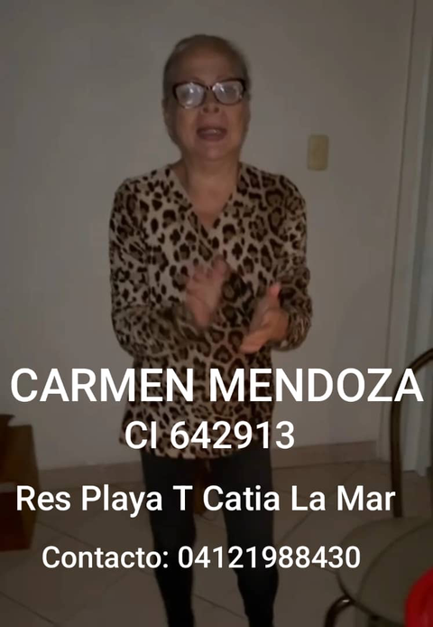 Foto de Carmen Mendoza