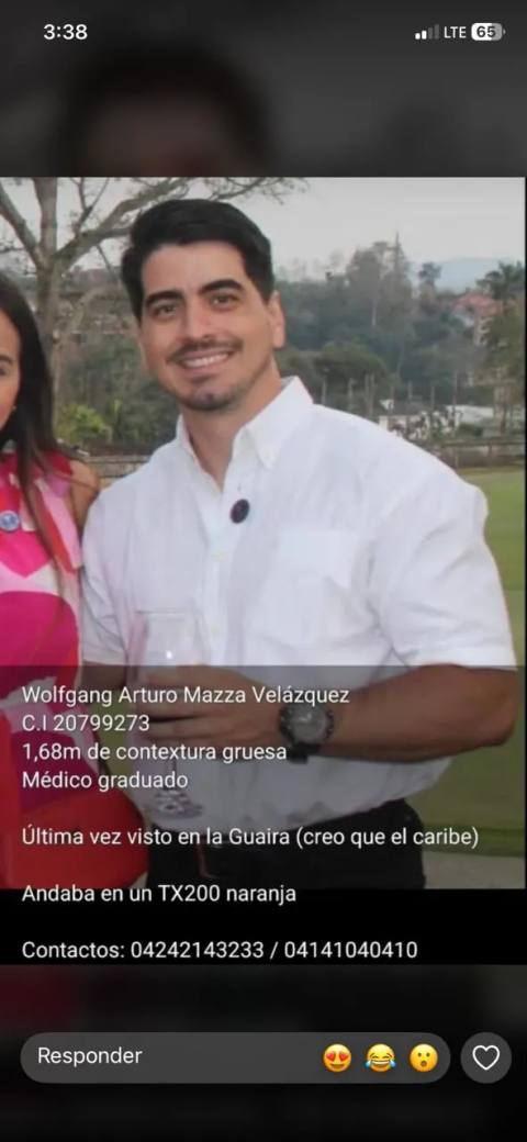Foto de Wolfgang Arturo Mazza Velázquez