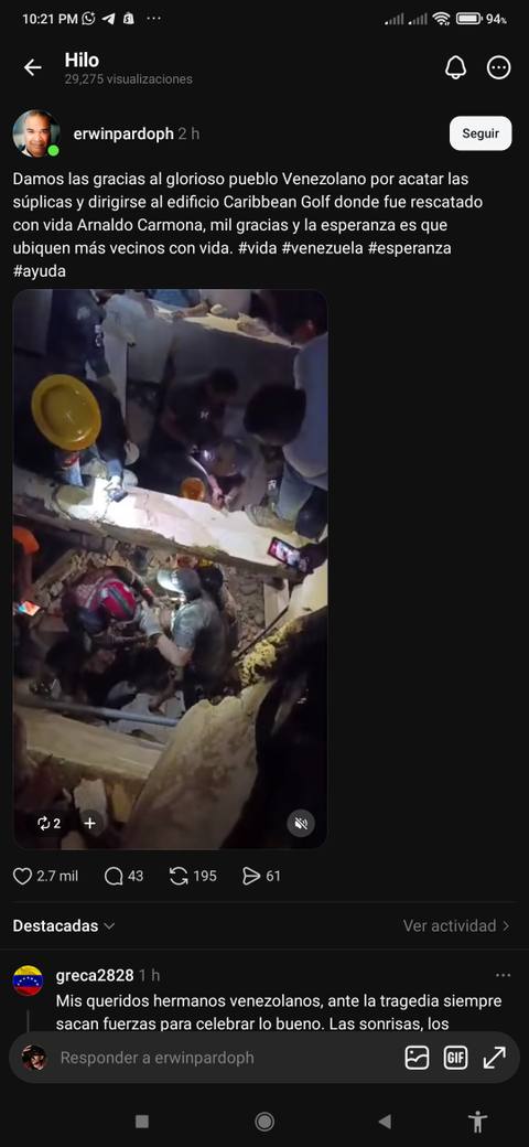 Foto de Arnaldo Carmona Álvarez