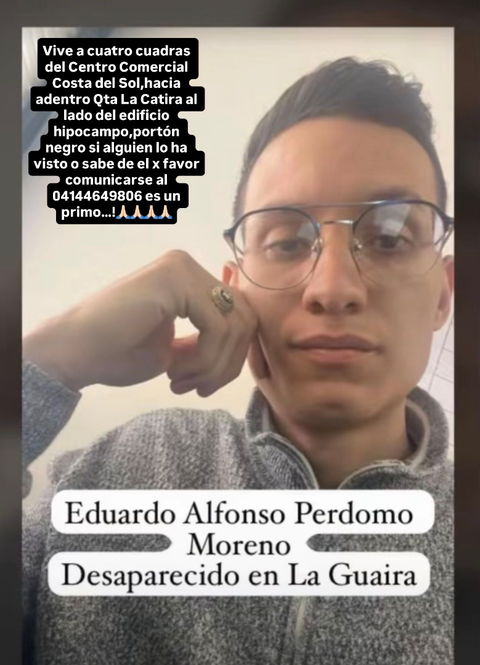 Foto de Eduardo Alfonso Perdomo Moreno
