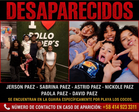 Foto de Sabrina paez, jerson Páez, Astrid Páez, Nikole paez, Paola Paez, David Paez Familia Paez