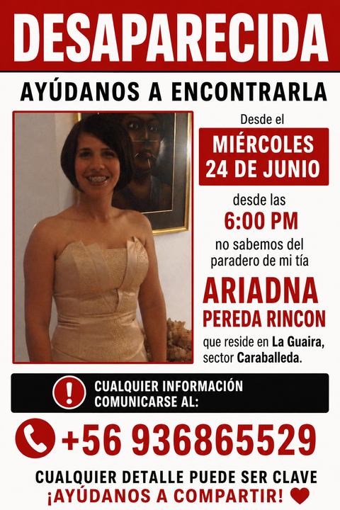 Foto de Ariadna  coromoto Pereda Rincon