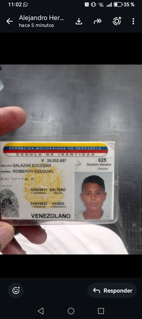 Foto de Roiberth Salazar