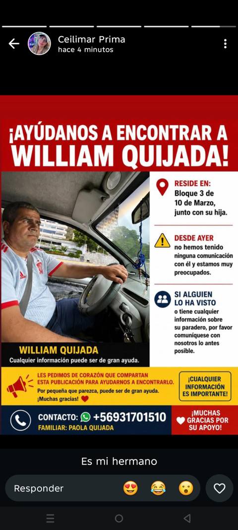 Foto de Williams Quijada Avila