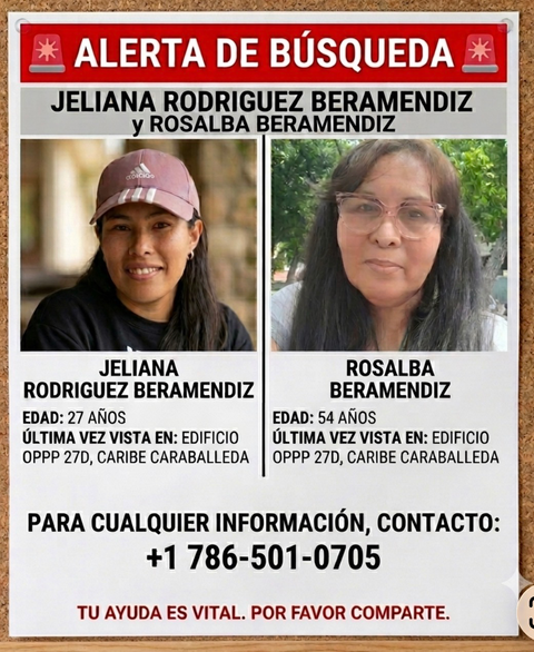Foto de Rosalba y Jeliana Beramendiz