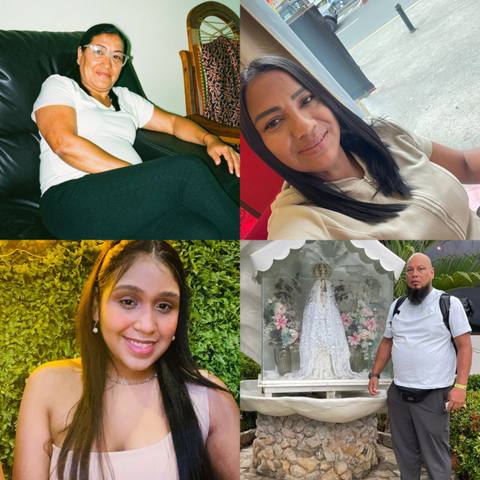 Foto de Marbelis, Mildred, Jhoenny, Alberto Delgado, Delgado, Padilla , Vejar