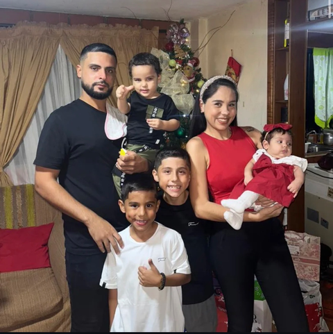 Foto de Junior y Diana Romero
