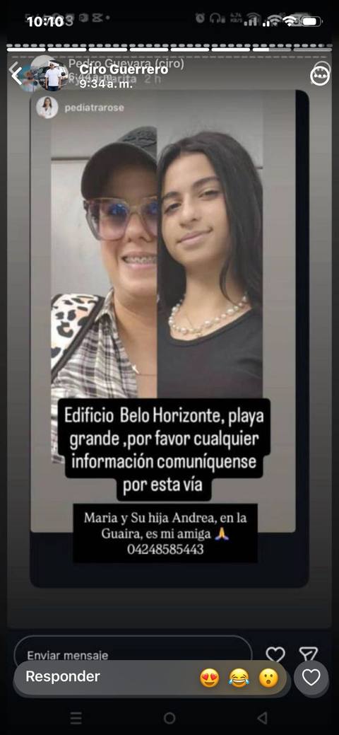 Foto de Maria y su hija andrea Castillo