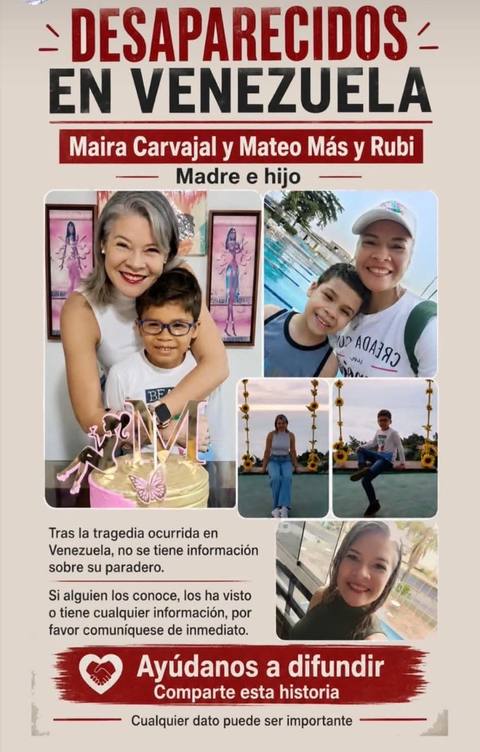 Foto de Maira y Mateo Carvajal