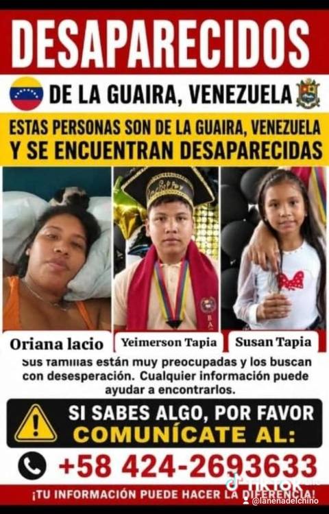 Foto de Oriana lasio, susan tapia, yeimerson tapia