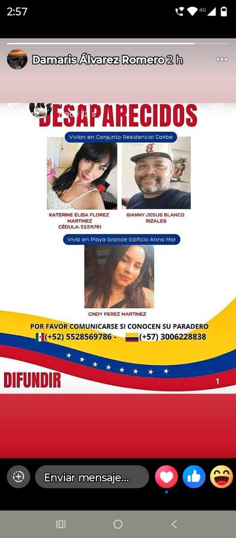 Foto de KATERINE ELISA FLOREZ MARTINEZ, GIANNY JESUS BLANCO RIZALES, CINDY PEREZ MARTINEZ